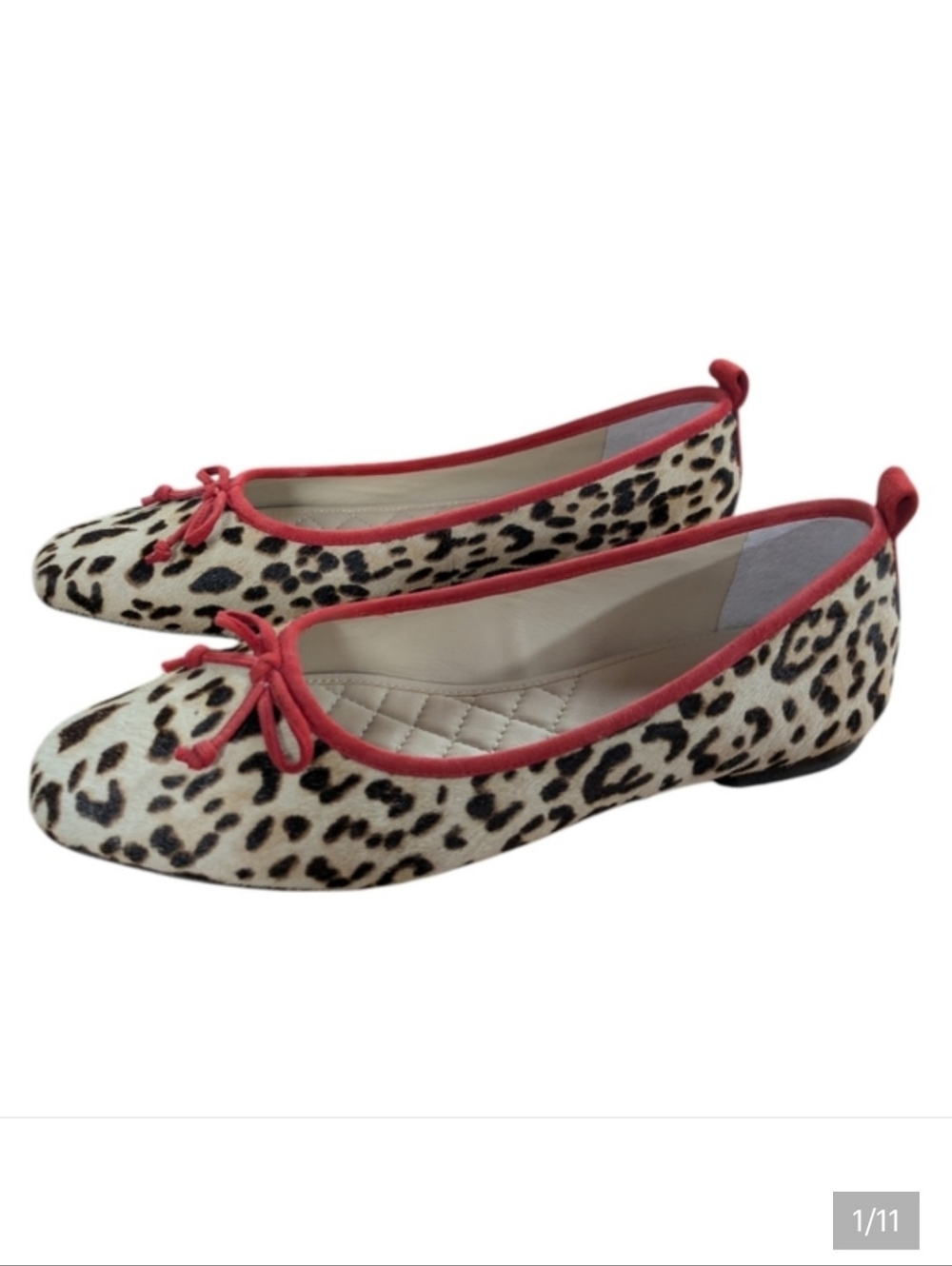 J. McLaughlin Anastasia Haircalf Ballet Flat Size 8